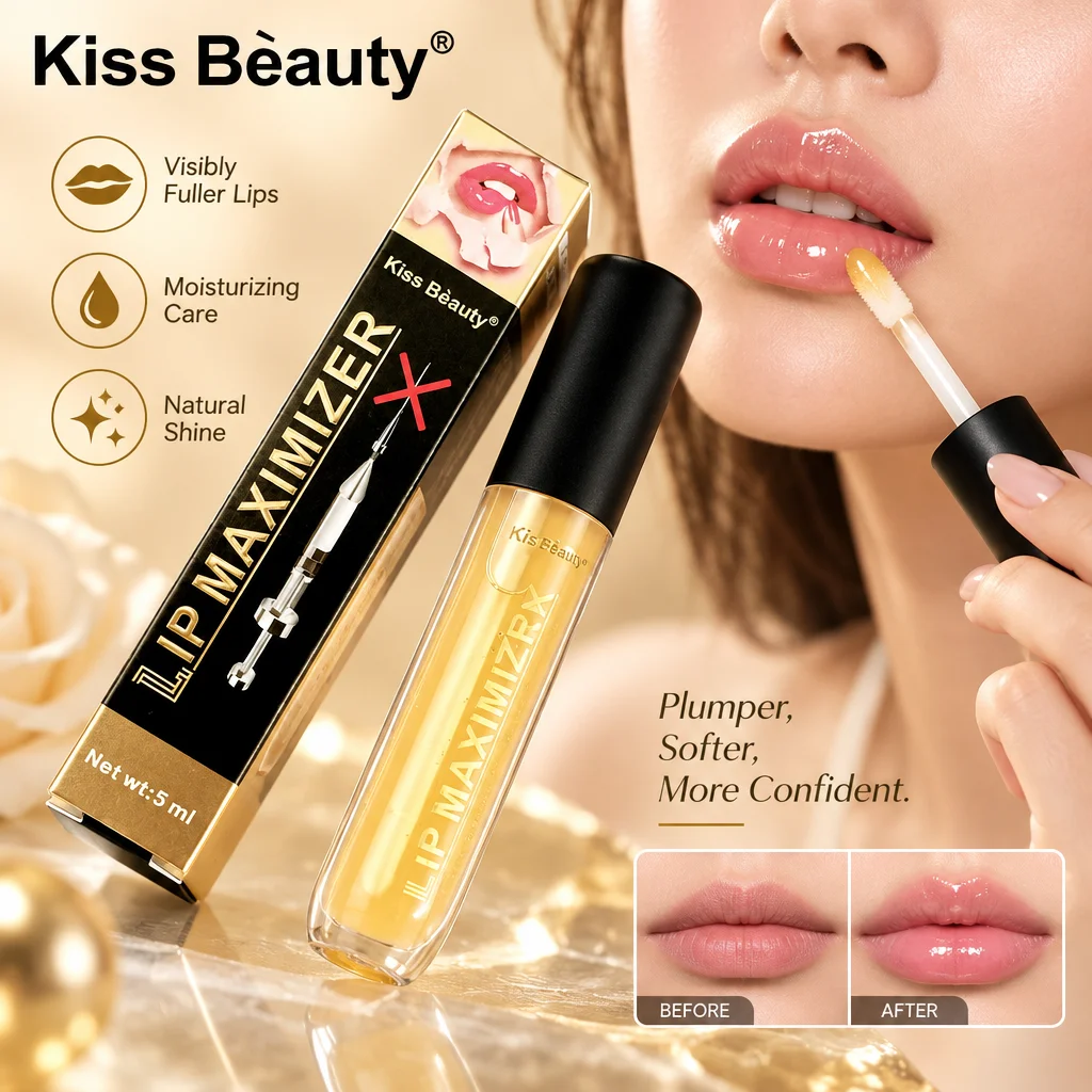 Glossy Plump Lip Serum Oil Moisturizer Improve Lip Elasticity Soften Fine Lines Clear Dead Cuticles Nourishing Lip Treatment