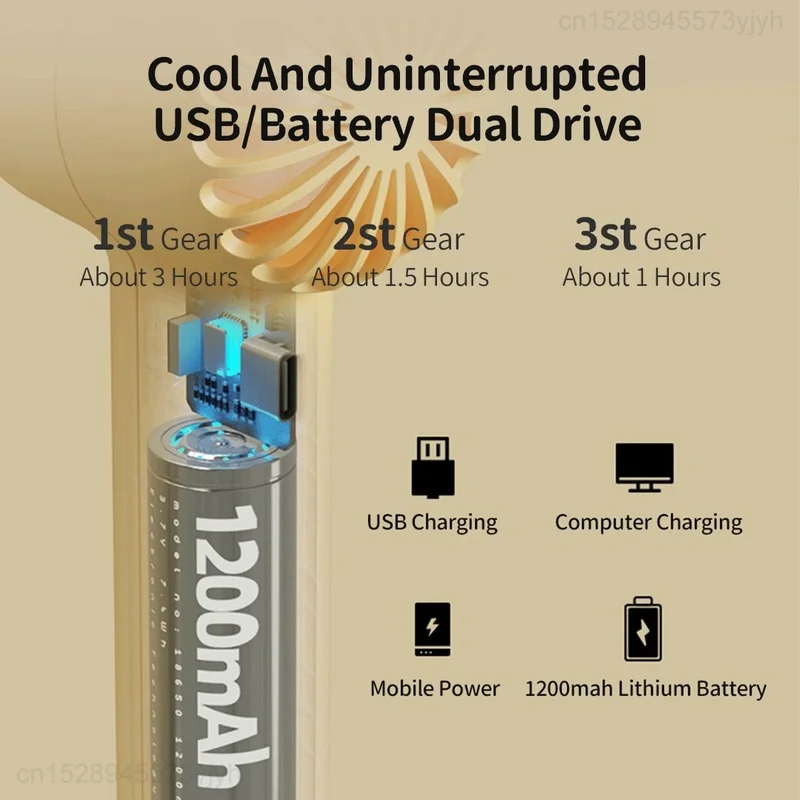 Xiaomi Sothing Bcase แมวน่ารัก Paw มือถือพัดลม3ความเร็วพัดลมสำหรับสำนักงานกลางแจ้งแบบพกพา Mini Mute พัดลม1200MAh