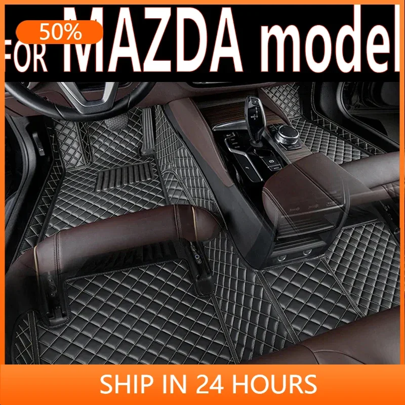 Car Floor Mats For MAZDA CX-8 CX-30 CX-9 MX-5 Miata Mazda 6 Mazda 6 GH 6 Tenza 2022 2023 Car Accessories