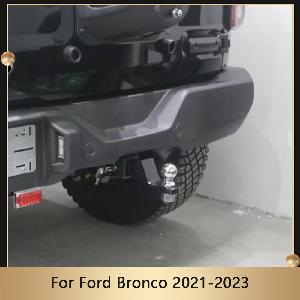 

Rear Bumper Tow Trailer Hitch Receiver Kit For Ford Bronco 2021 2022 2023 4 Door & 2 Door Unlimited Racing Shackle Tow Hook