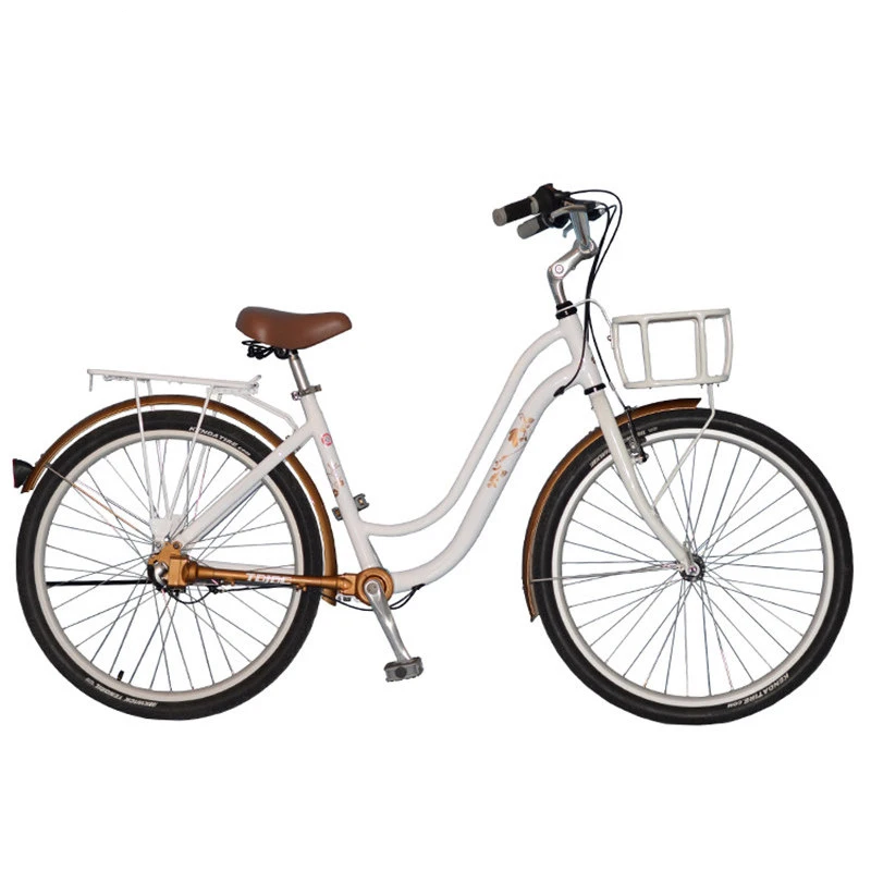 YTYIN تايوان Jiadexing 26 "دراجة بدون سلسلة للرجال والنساء للعمل ريترو الأميرة سيدة سيارة الترفيه ركاب الدراجة #2