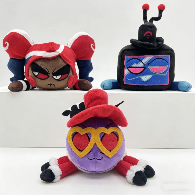 

Плюшевая кукла Вокс Велветт Валентино из Hazbin Hotel, милая аниме-игрушка, идеально подходит для подарков на день рождения и Рождество для детей