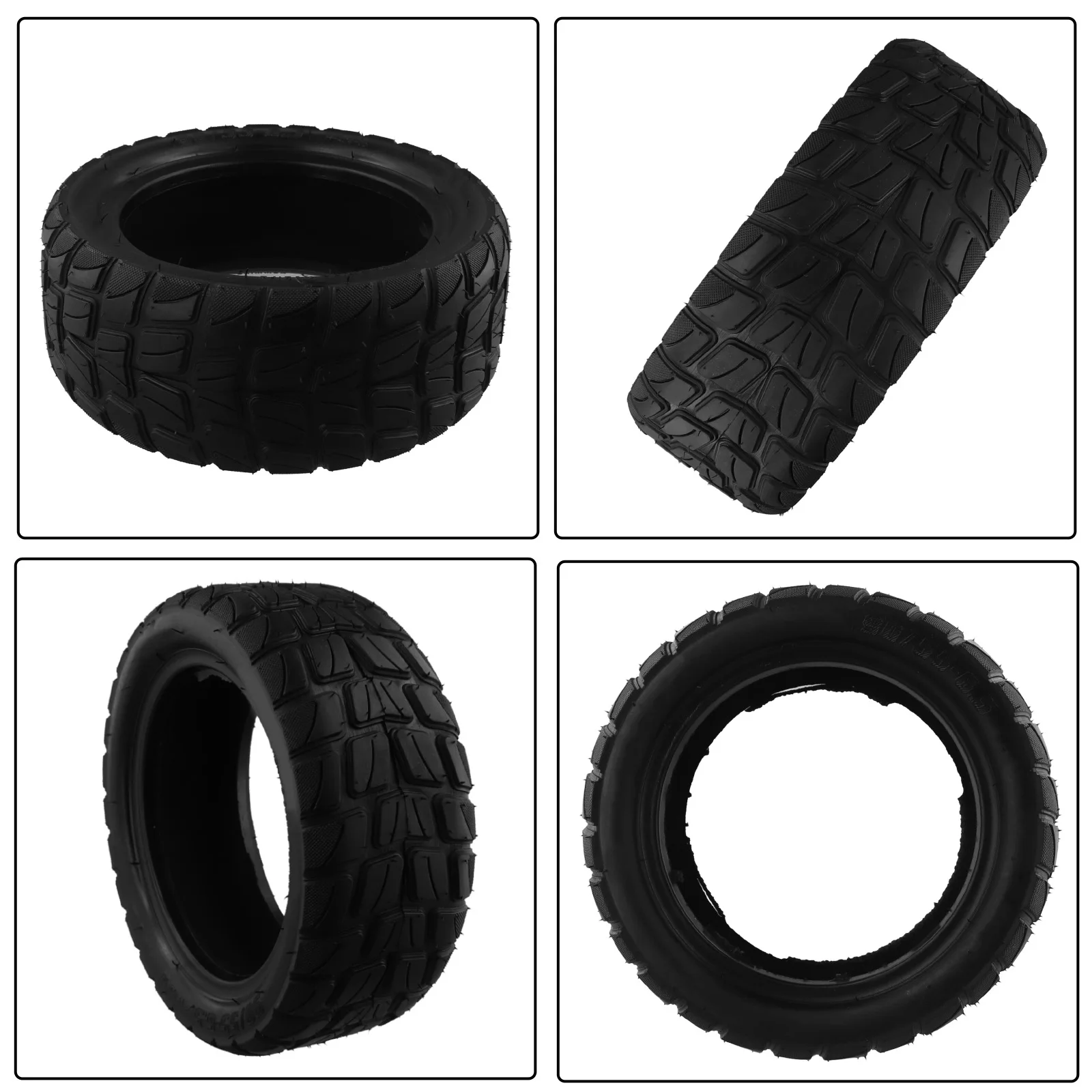 10inch 90/55-6.5 Electric Scooter Tubeless Tyre Widened And Wear-resistant Off-road Tires For E-scooter Scooter Vacuum Tyre