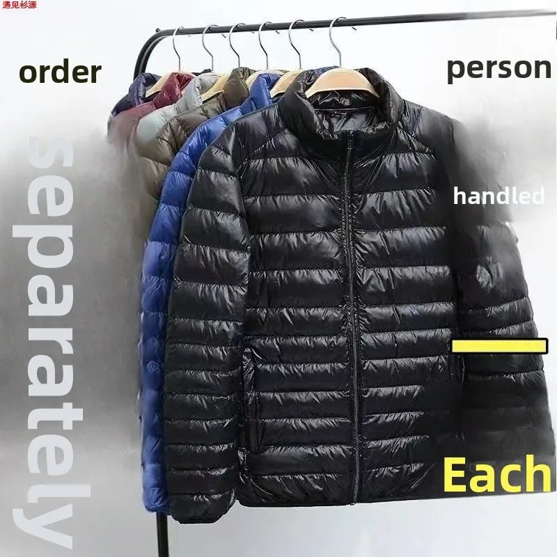 

Мужское пуховое пальто с капюшоном, легкое осенне-зимнее хлопковое пальто Stand Fit Faion Urban Sle, молодежная повседневная одежда