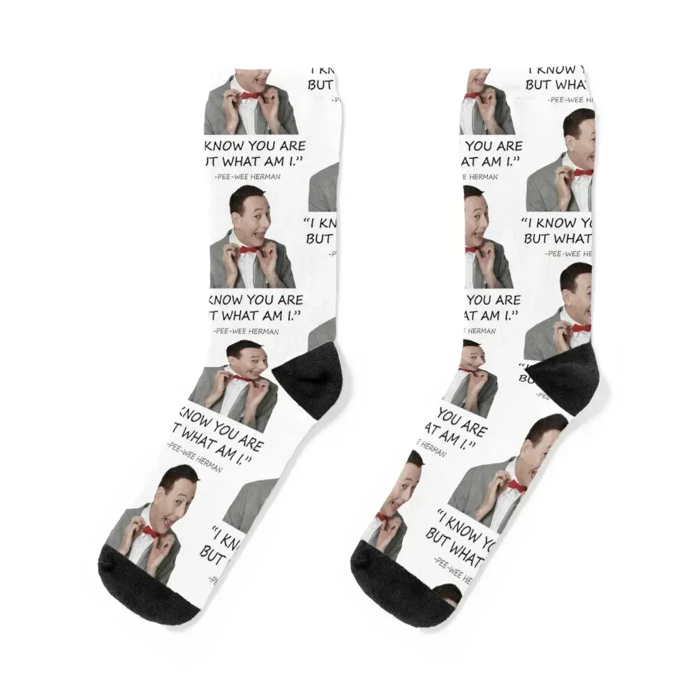 

Pee Wee Herman Quotes Socks moving stockings cartoon snow football Socks Men Women's