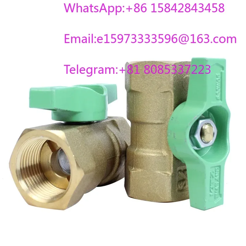 Brand  TKT Type 600 Forged Brass Ball Valves SCREWED ENDS with Wing Handle for Water Oil Gas