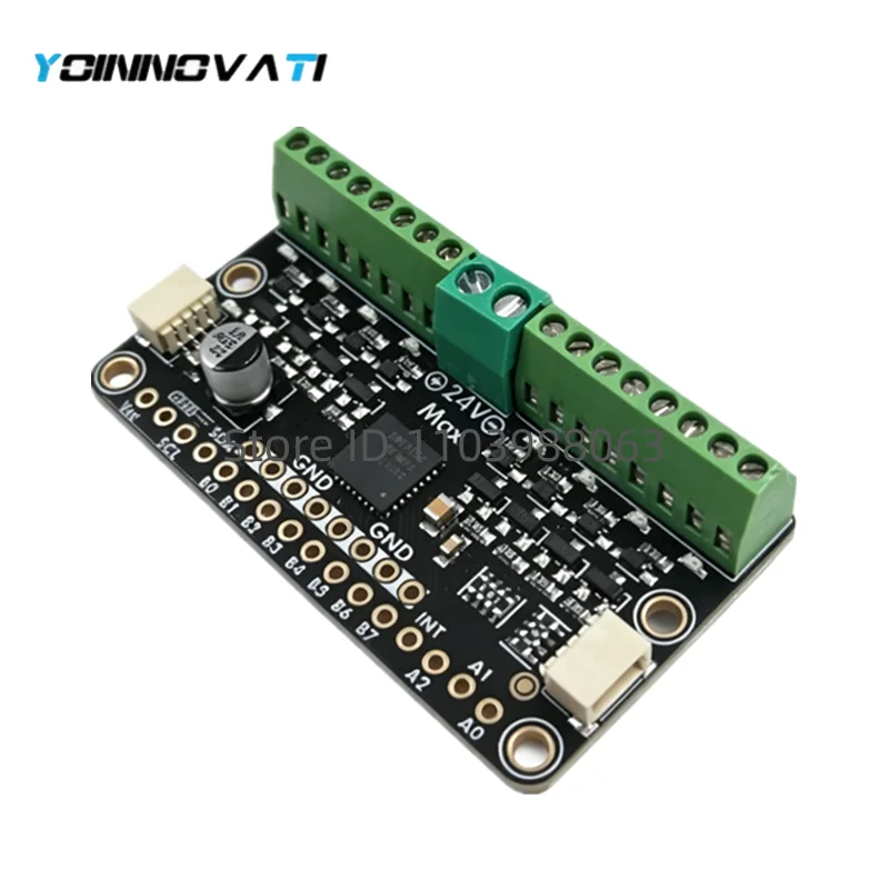 MCP23017 I2C 16-Channel GPIO Solenoid Driver Module STEMMA QT Qwiic I2C Interface, Expand 16 IO Ports for Solenoid Valve Control