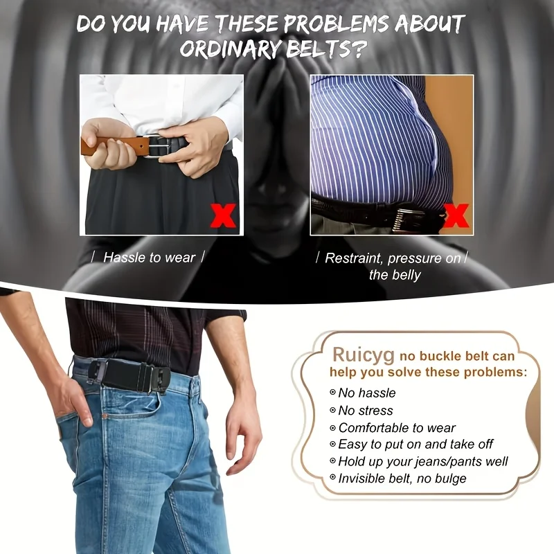 4Pcs Elastic Waist Belt Universal Men Women Lazy Trouser Belts Simple Portable Adjustable Waistband Casual Daily Clothing Access