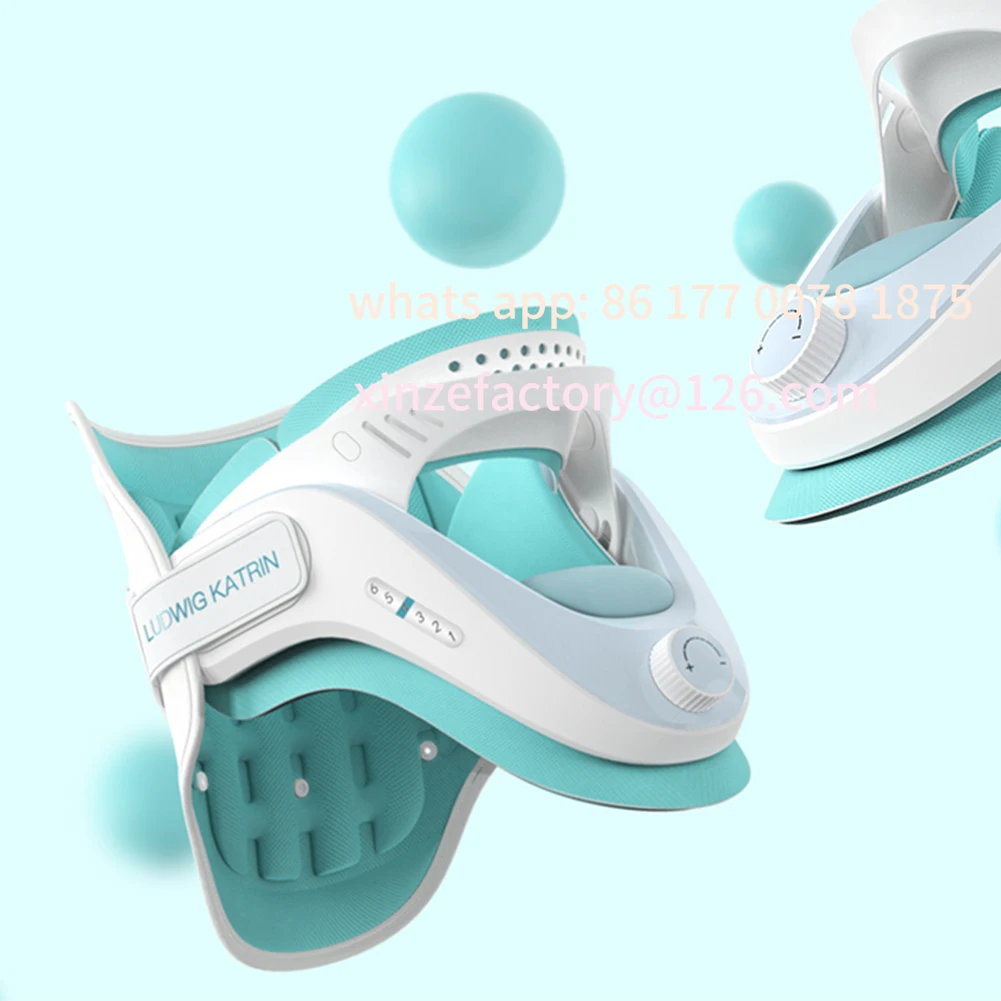 Customizable Cervical Neck Traction Device with Airbag Support Neck Brace