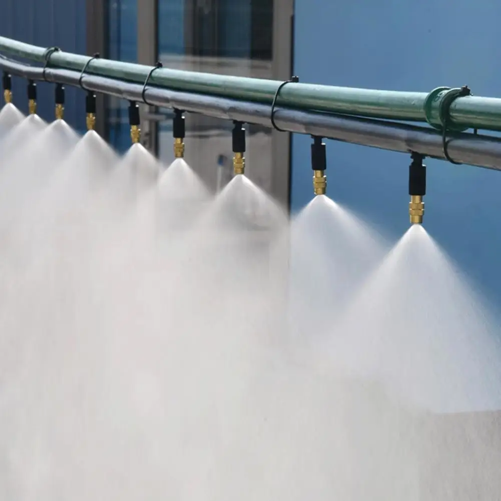 

Распылительная насадка для капельного орошения, набор разъемов для капельного орошения, латунный набор насадок для запотевания с капельным крапельным для сада на 1/4