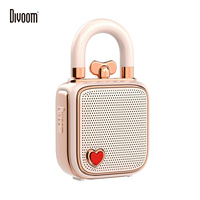 Divoom LoveLock Portable Bluetooth Speaker, Mini Cute Retro Stylish Design, 5W Sound Box, Ideal Gift for Girl PInk 2024 New