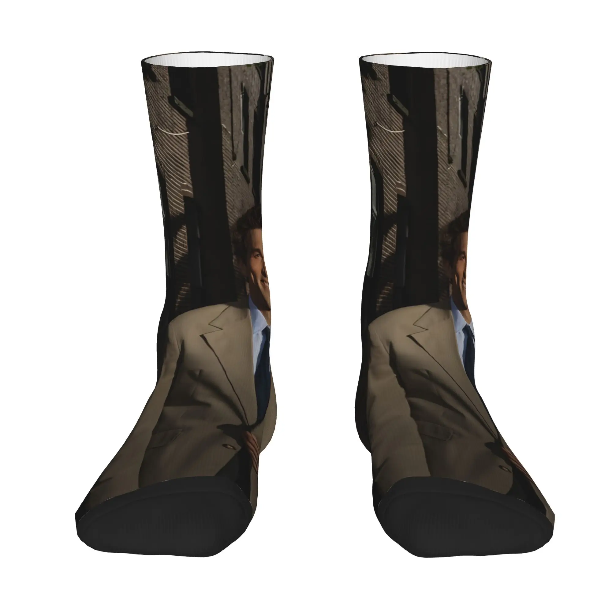 1 Pair Funny Crazy Sock for Men Paul Anthony Kelly Hip Hop Harajuku  Happy Quality Pattern Printed Sock Novelty Gift