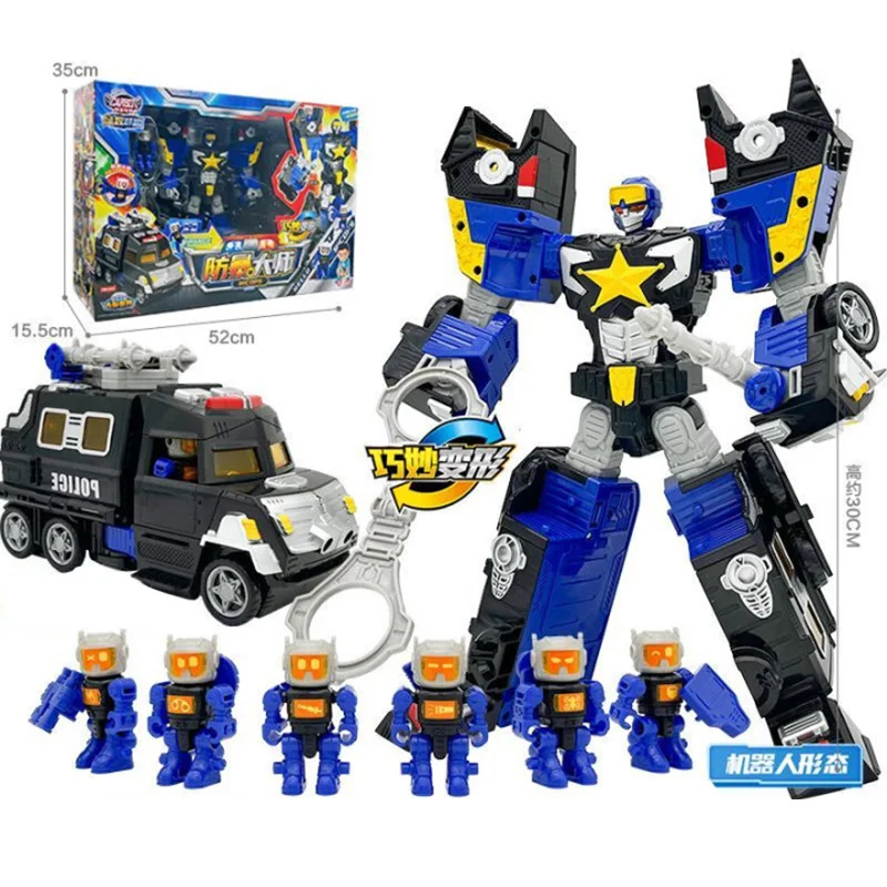 Neue Carbot FIENT Transformation Auto zu Roboter Spielzeug Action-figuren Transforming Roboter Polizei Spielzeug für Kinder Geschenk