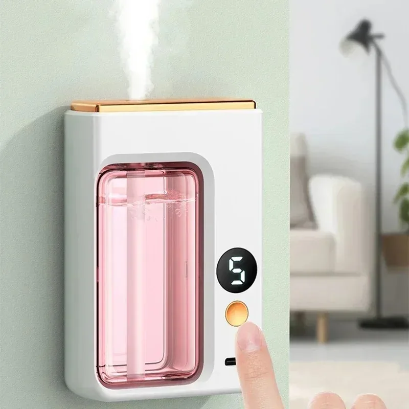 Car Humidifier Automatic Aromatherapy Diffuser Perfume Air Freshener with Display for Essential Oil Bathroom Deodorization