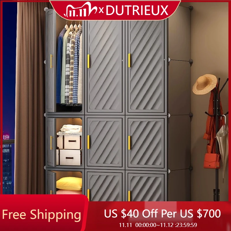 

Modern Design Wardrobe Strong Aesthetic Accessories Display Partitions Lounge Closet Trendy Space Saving Vestidores Furniture