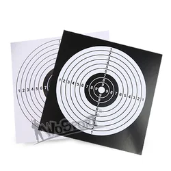 100PCS Hunting Shooting Training Target Paper Slingshot Pistol Rifle Shooting Target Indoor Outdoor Practice Accessories 14x14cm