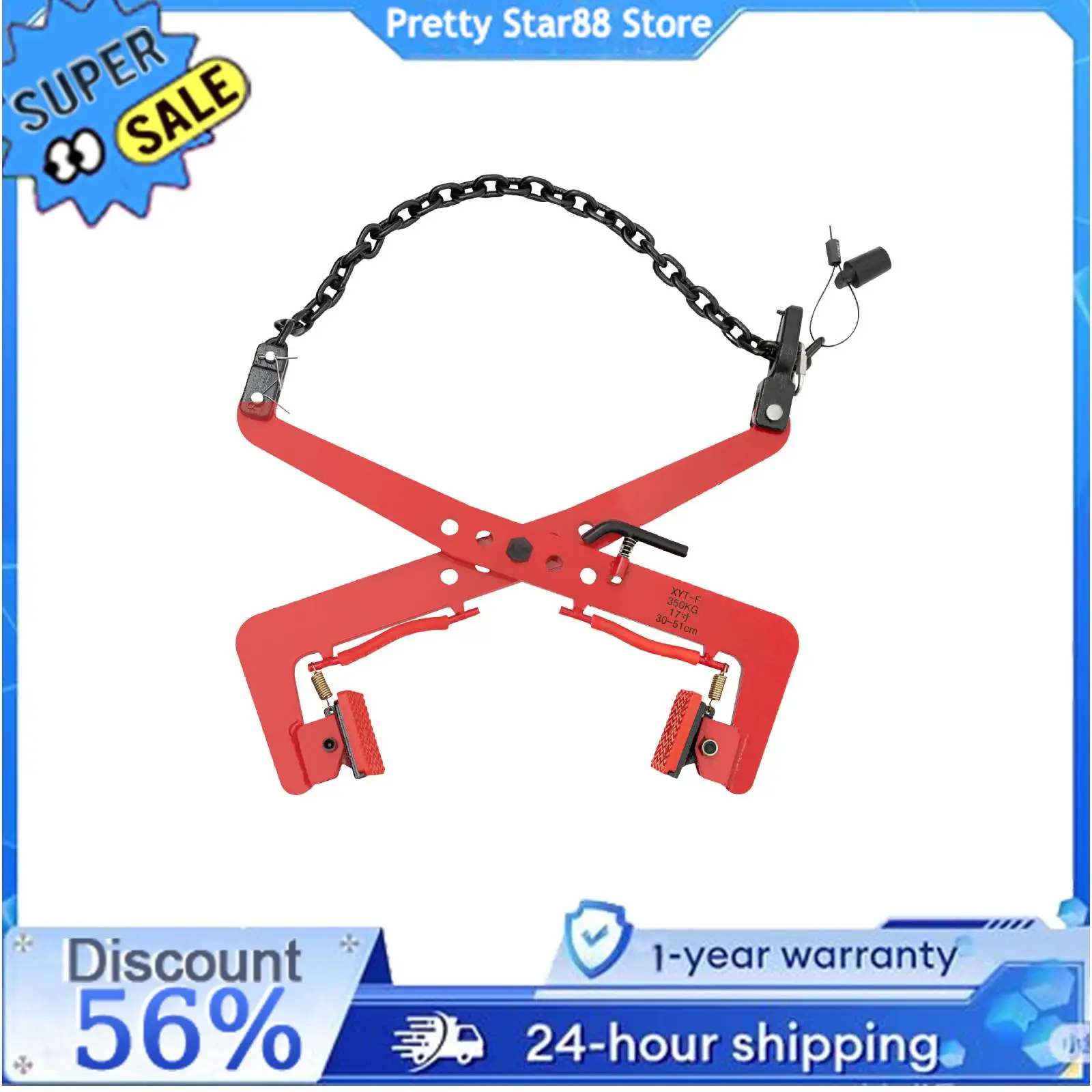 พาเลท PULLER CLAMP การขนส่งไม้หินเครื่องมือยก CLAMP 325 กก./350 กก./500 กกสําหรับอุตสาหกรรม Hoisting