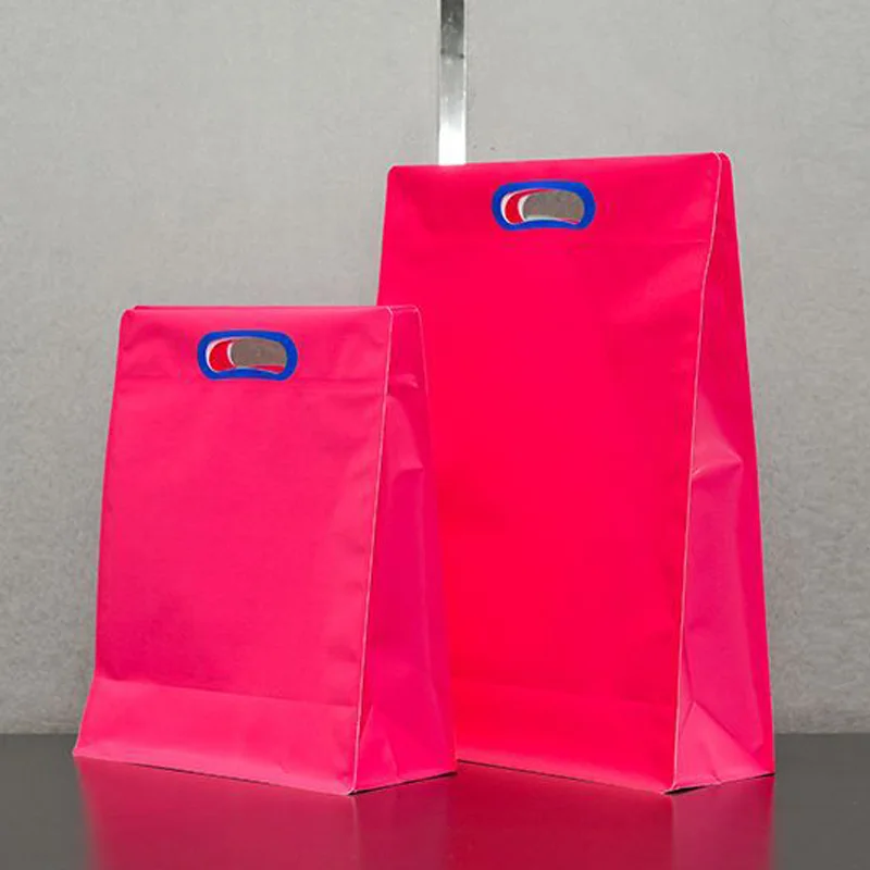 20 high-end solid color clothing store handbags company event packaging bags gift packaging bags can be customized with logo