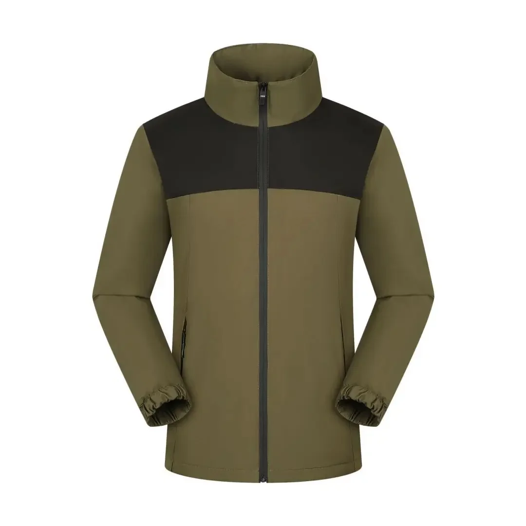 

LIBIELIY Waterproof Fleece Lined Jacket Custom Workwear Printed Embroidered Stand Collar Unisex Outdoor Windproof Coat Logo Prin