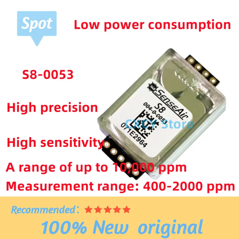 New And Original SenseAir S8 004-0-0053 S8-0053 Infrared CO2 Carbon Dioxide Sensor S8 0053