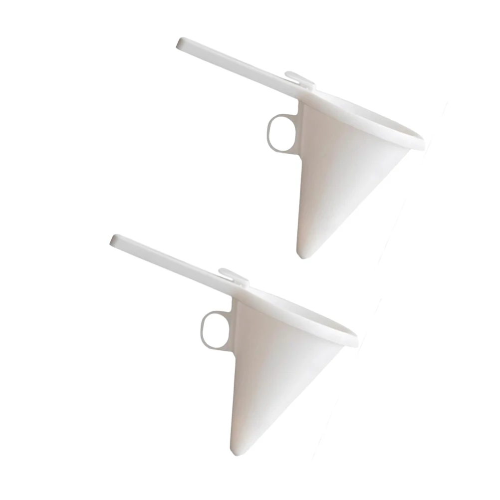 

2 Pcs Measuring Cupcake Tool Cream Decorator Funnel Waffle Pourer Dispenser Baking Cake Tools Kitchen Accessories Plastic