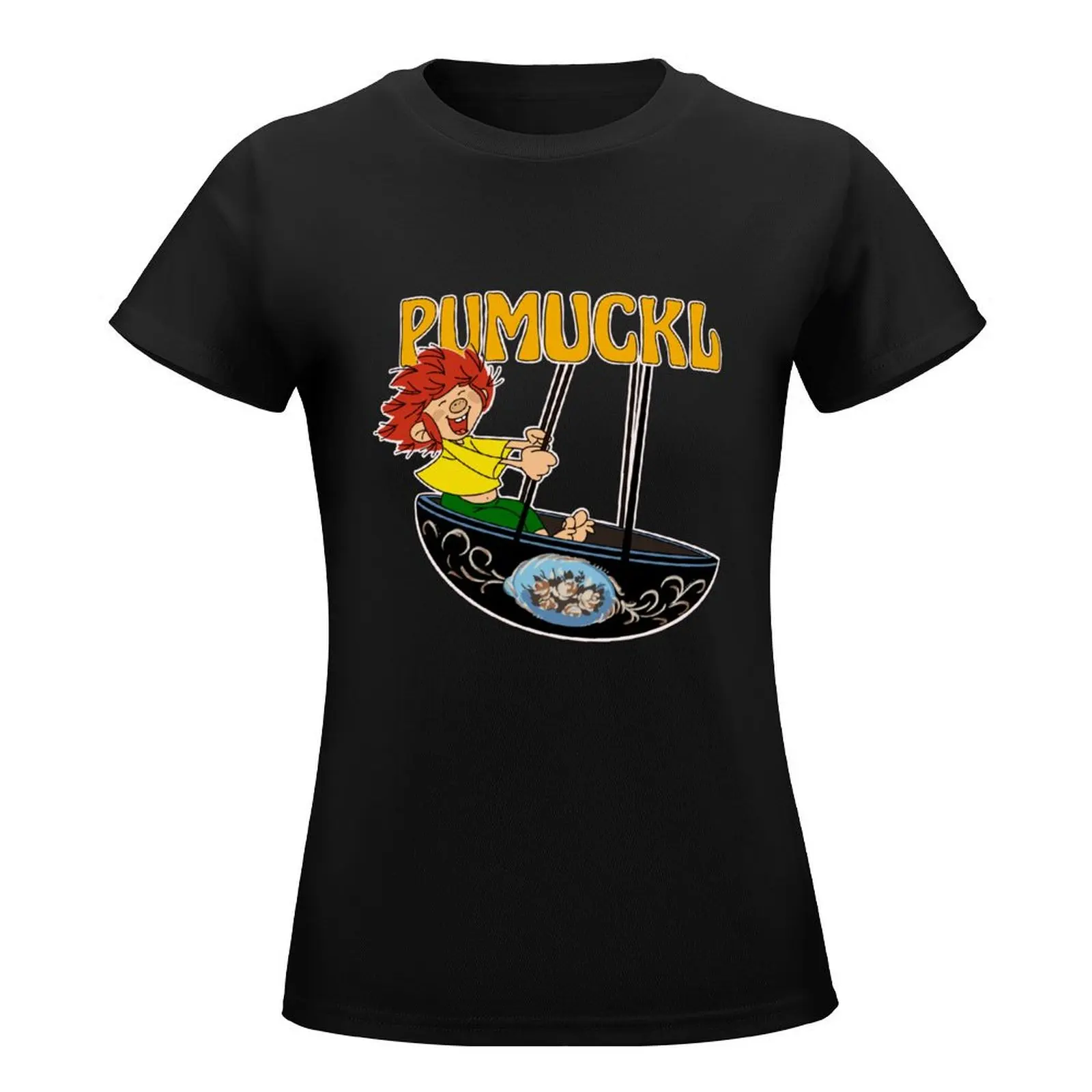 Pumuckl swing T-Shirt Short sleeve tee anime sublime tshirts for Women