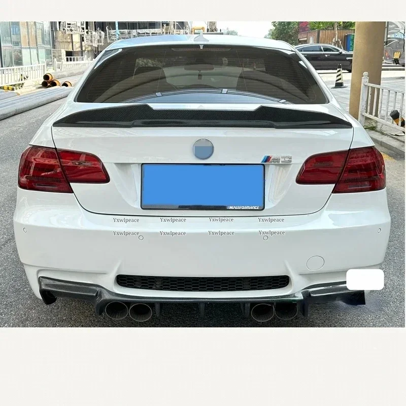 PSM Style Rear Trunk Lip Spoiler Wing Body Kit Accessories For BMW E92 M3 2 Door Coupe 2007 2008 2009 2010 2011 2012 2013