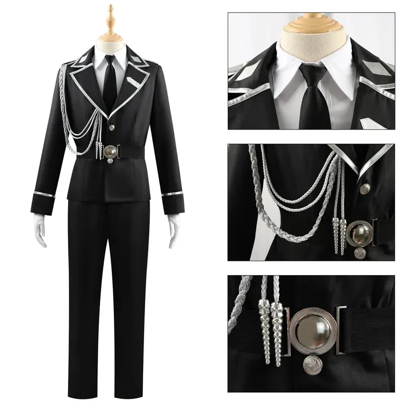 أزياء آكي ميوجين التأثيرية المعاقب الحلو واتشي وانشانو سيليو زي حارس الحيوانات الأليفة قبعة سوط أرجواني قصير الشعر بدلة أنيمي