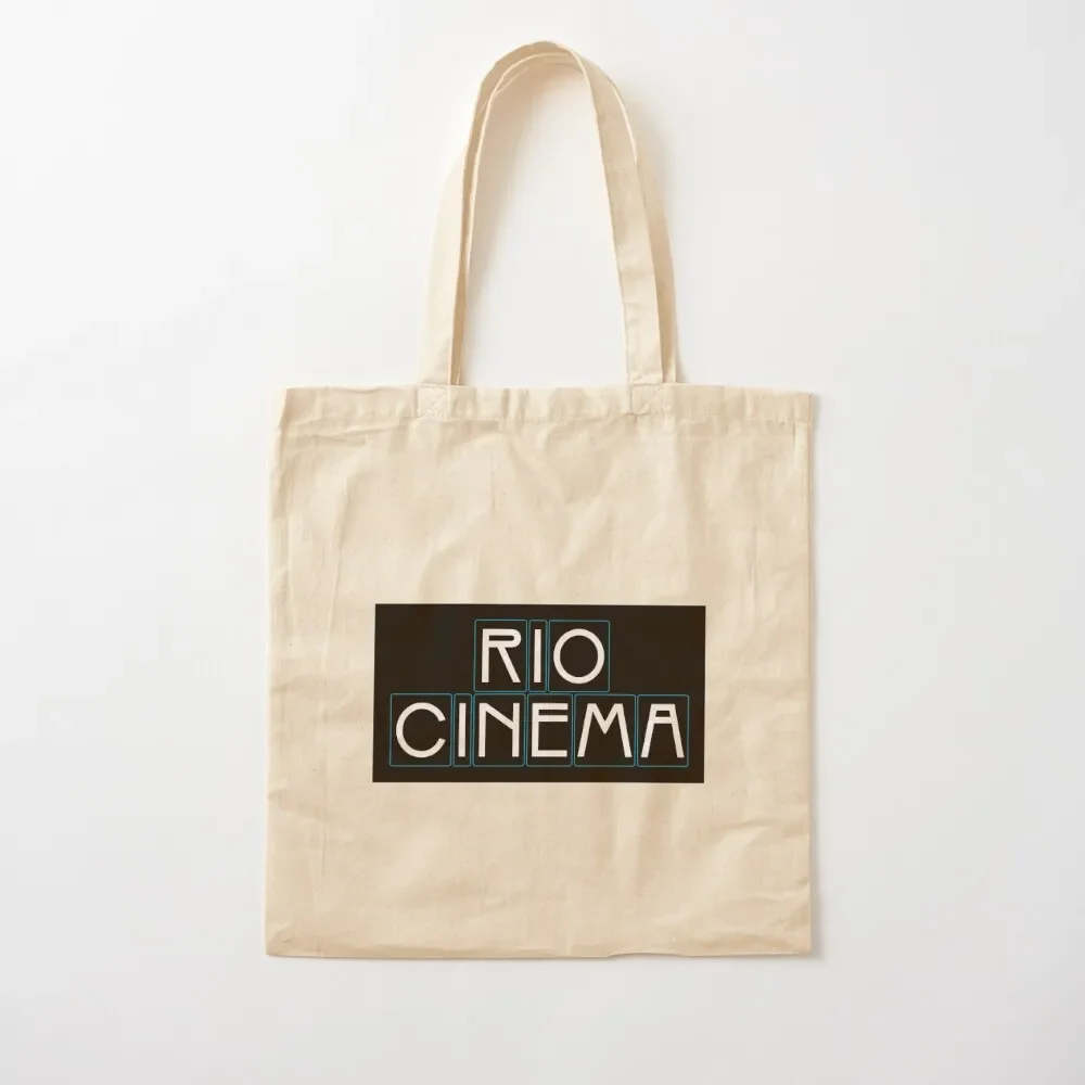 

Rio Cinema logo Tote Bag Canvas stote bag tote bags aesthetic Tote Bag