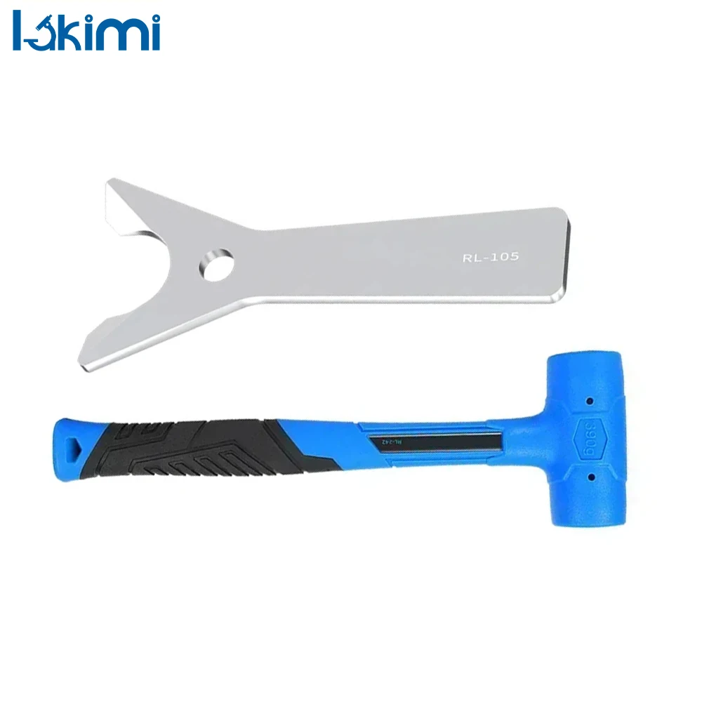 

Bicycle Headset Cup Remover with Hanging Hole: Bike Upper Lower Bowl Removal Tool Bicycle Crown Race Remover LK-AA487