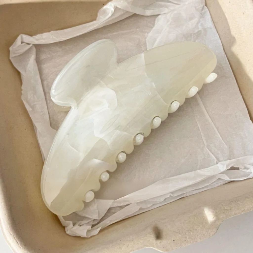 2 uds elegante rayas de mármol arco grande pinza para el pelo horquilla mujeres niñas dulce Color gelatina pasadores accesorios para el cabello