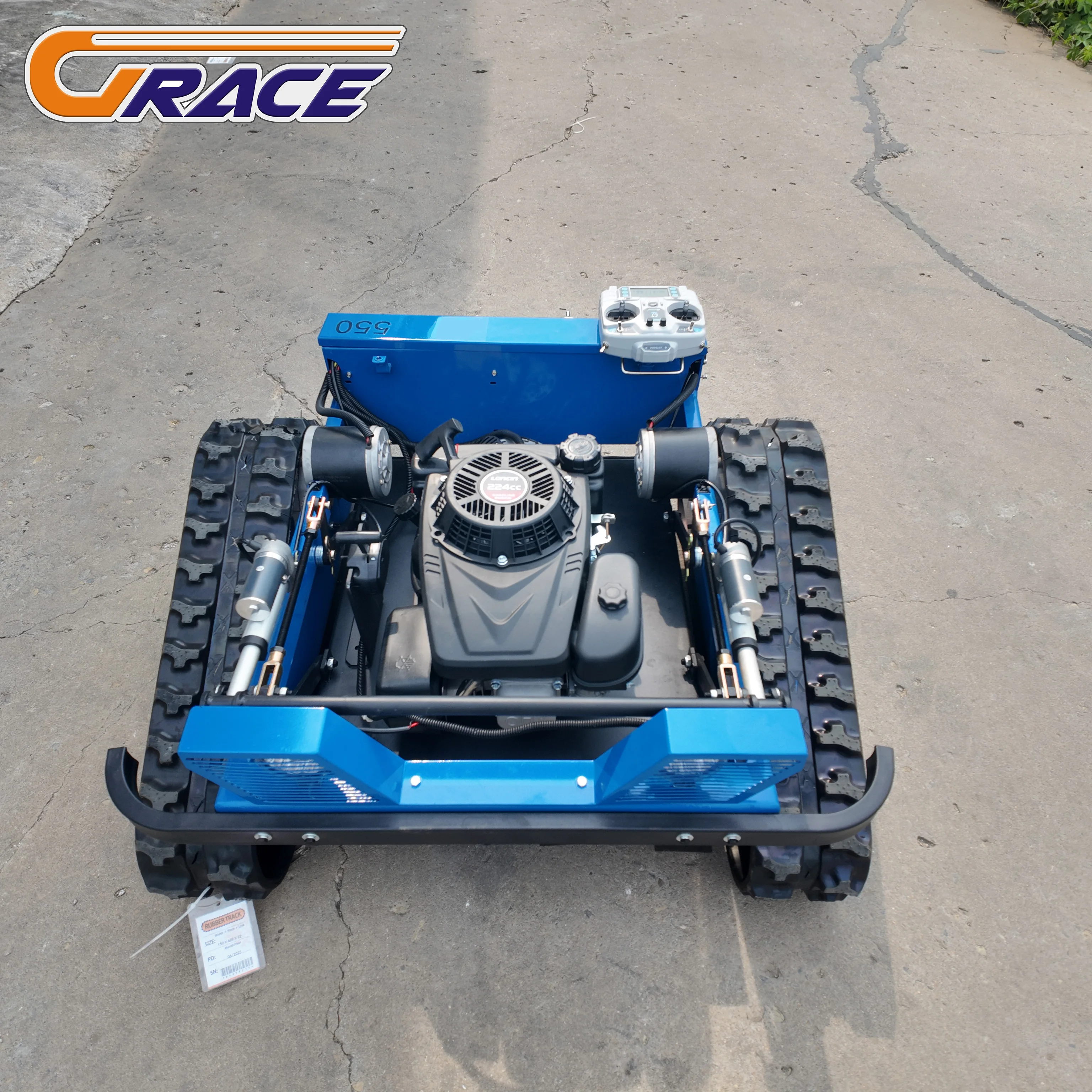 الجملة تصميم جديد الكهربائية التحكم عن بعد جزازة العشب المهنية الصف الزاحف جزازة العشب استخدام حديقة المنزل