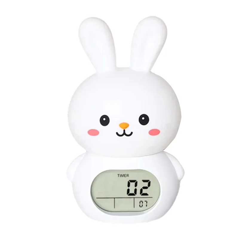 Cute Shaped Night Light Clock With Music Function For Multiple Colors Bedroom Atmosphere-BAAX