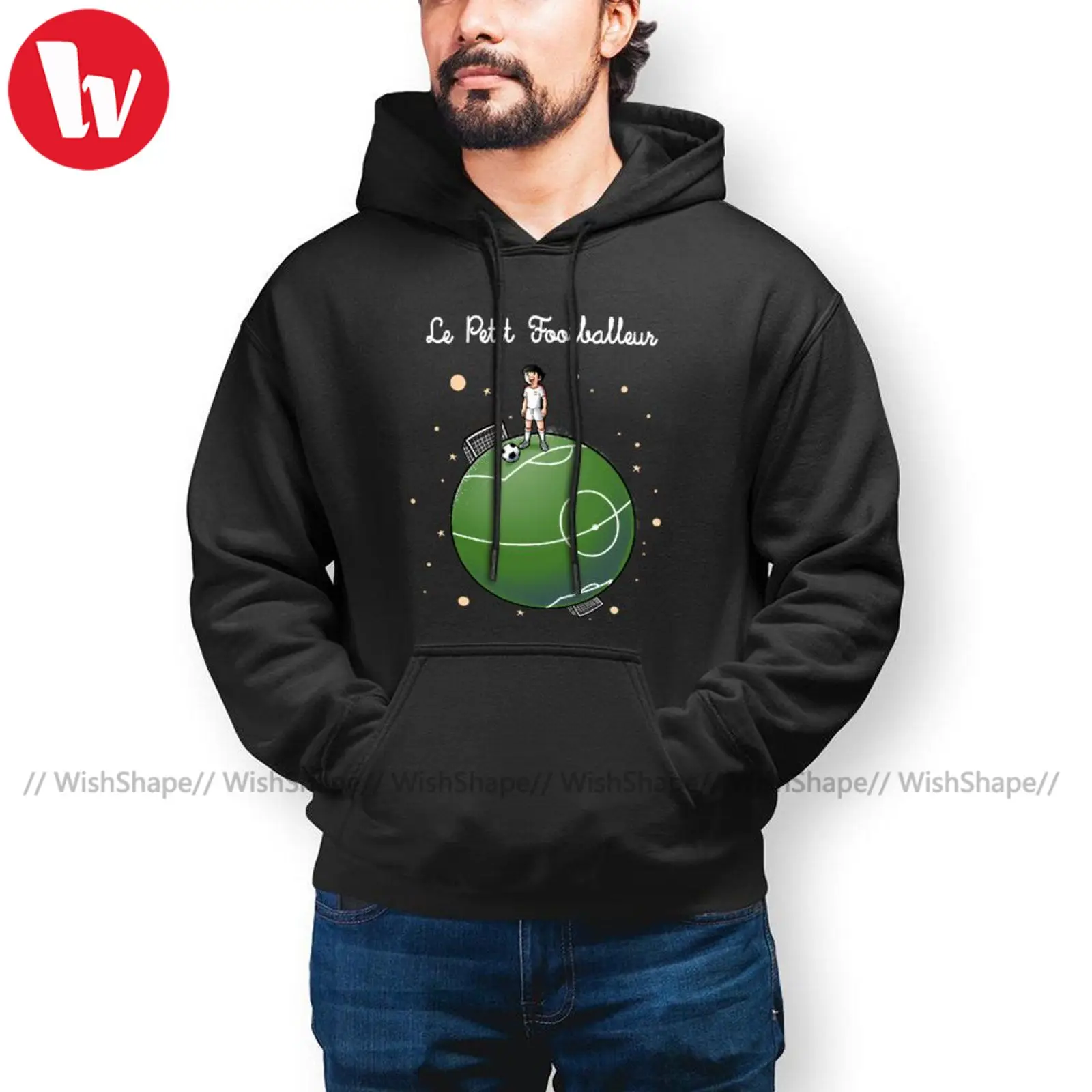 Cool Captain Tsubasa Hoodies Le Petit Footballeur Hoodie Cotton Loose Hoodies Long Sleeve Winter Pullover Hoodie XXXL