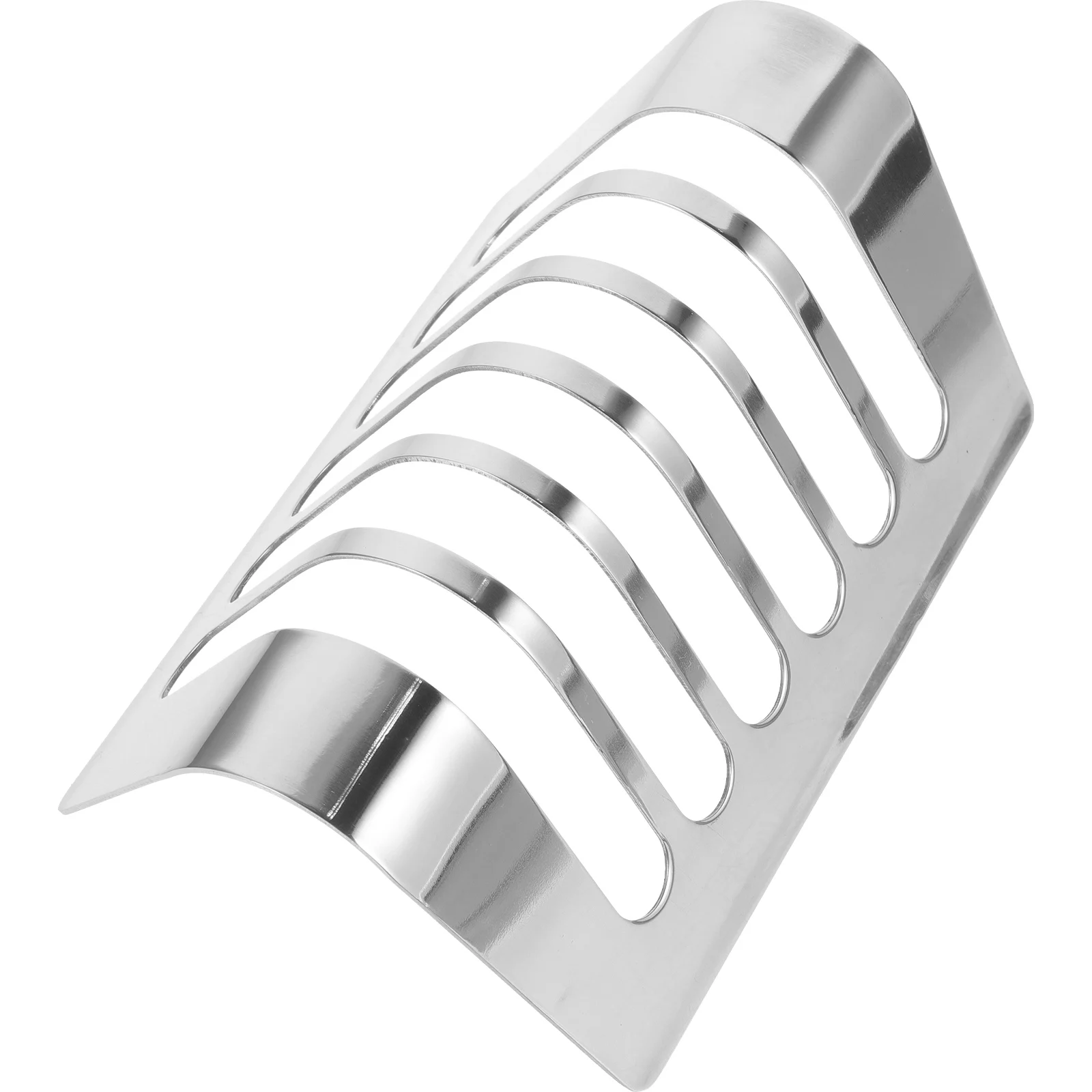

Stainless Steel Bread Rack Stand Kitchen Countertop Toast Holder Shelving Reusable Desktop Toast Rack Serving Stand For