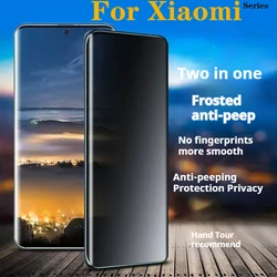 14TPro Matte Privacy Hydrogel Film For Xiaomi 14Ultra 13Pro 11/10Pro Screen Protector Xiaomi12SPro MIX4 Anti Peeping Civi3 4Pro