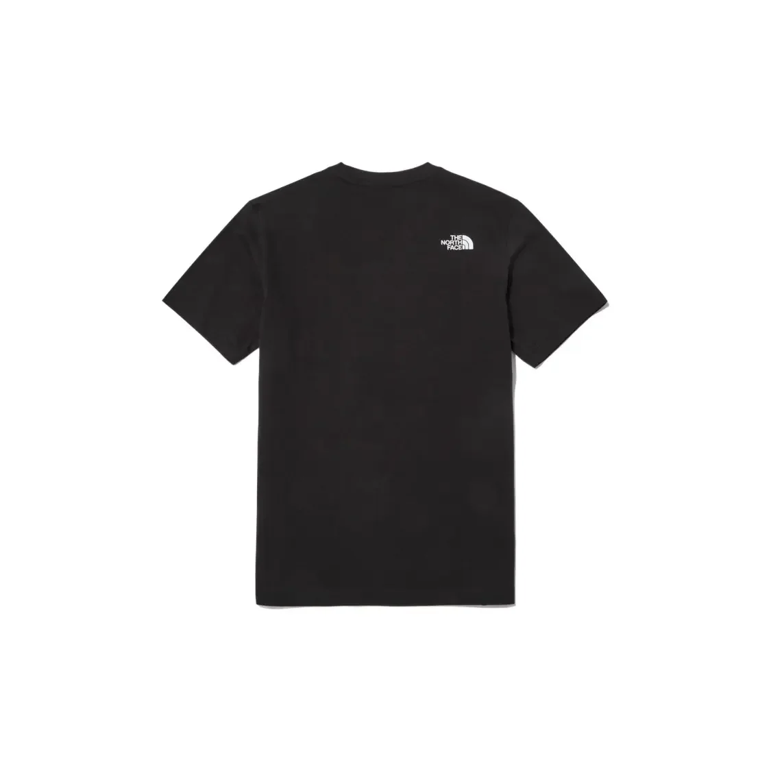 THE NORTH FACE Men BASIC Letter Print Solid Running Black Short Sleeve T-Shirt Sport