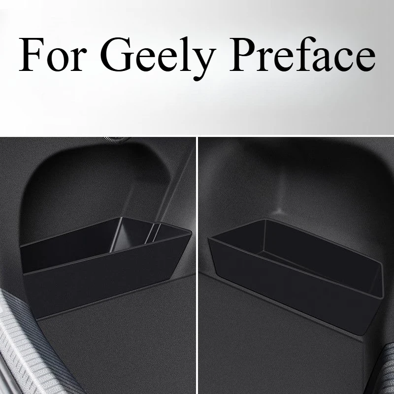 

Ящик для хранения ботинок Geely Preface, складной, с несколькими отделениями, нескользящий, прочный, водонепроницаемый, аксессуары для интерьера багажника