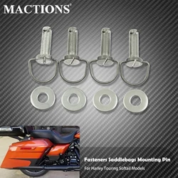 Motorcycle Hard Saddlebag Fasteners Mounting Pin Stud Bolts For Harley Touring Softail Road King Electra Street Glide FLHX FLHR