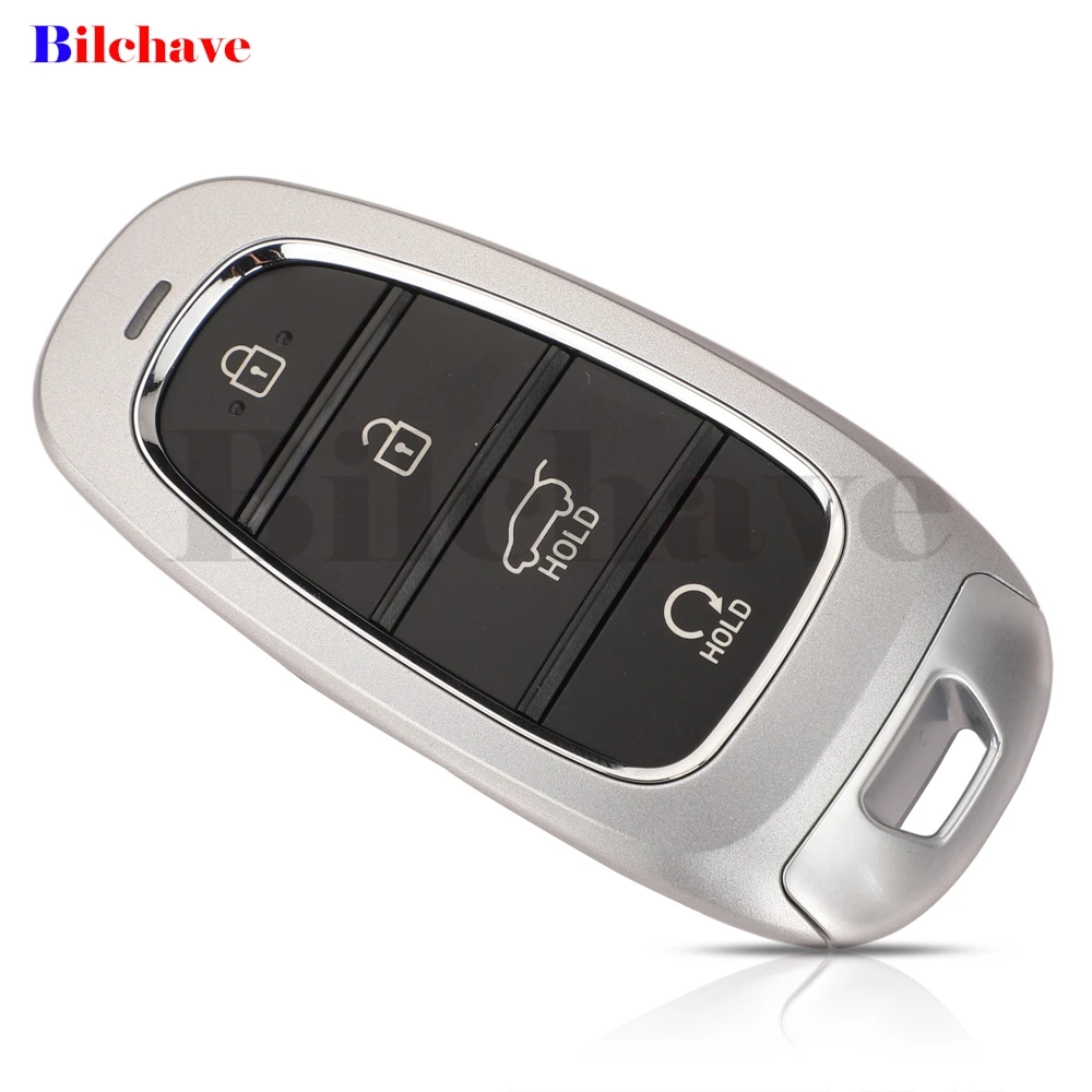 Jingyuqin-リモートスマートカーキーシェル、ケースフォブ、4ボタン、hysturt、tucson、solaris、sonata、nexo、nx4、ix35、i40、i30に適合