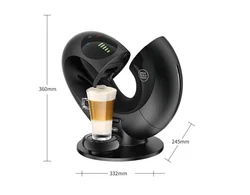 Nestle Nescafe Dolce Gusto 6cups Capsule Coffee Machine EDG736 Household diymilk foam Espresso cafe maker Eclipse black