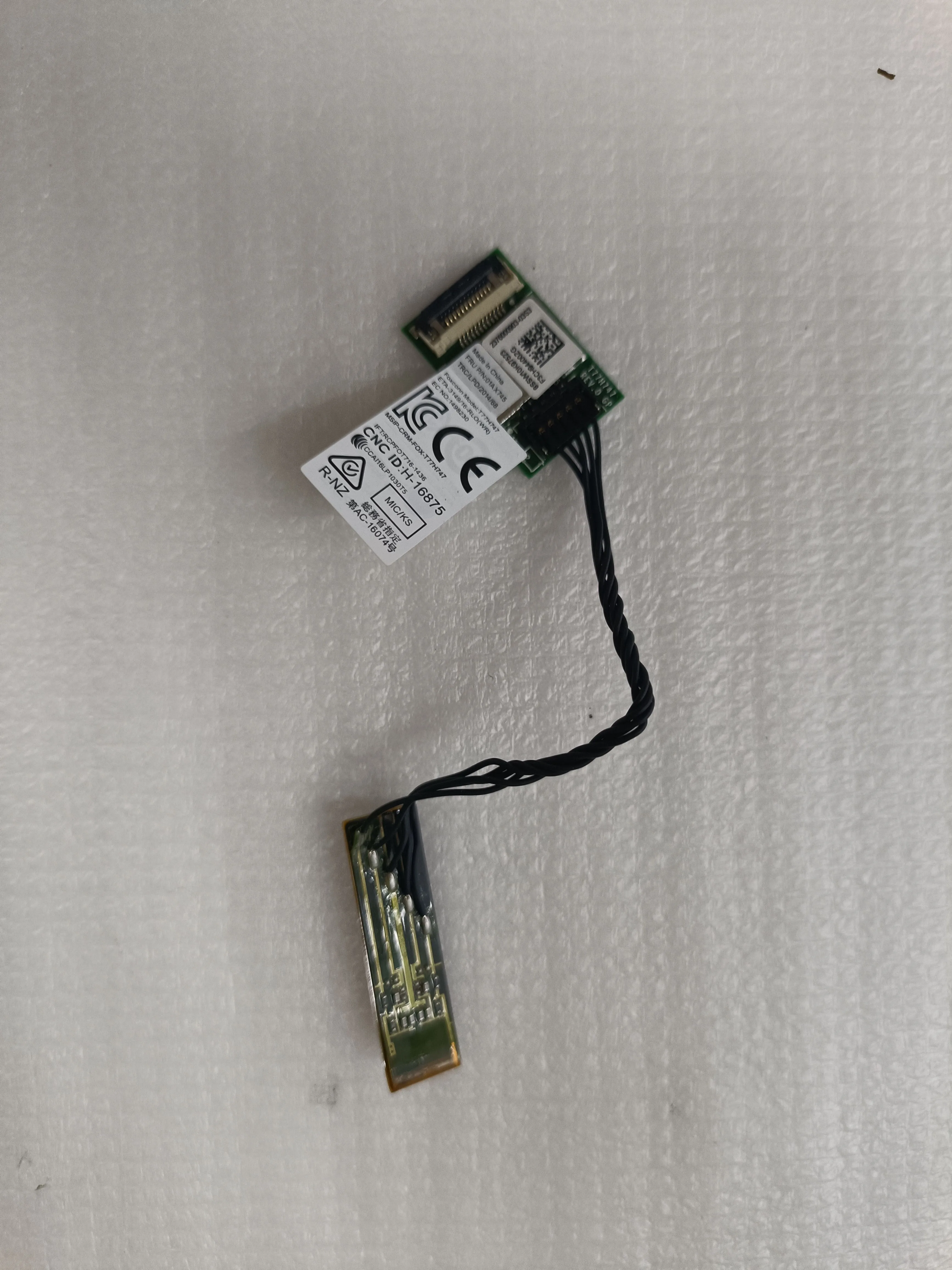 

Used Original for Lenovo L480 L490 NFC Module Connection Cable Antenna 5 Wires 01AX745