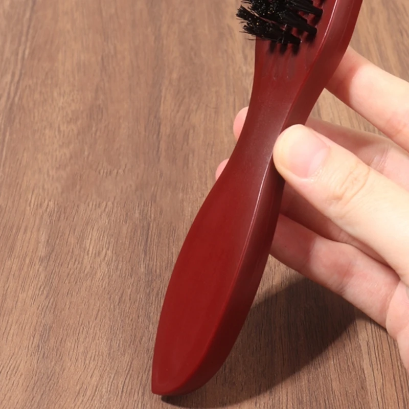 فرشاة اللحية فرشاة شعر الخنزير اللحية فرشاة الشارب فرشاة الحلاقة سهلة الاستخدام دروبشيبينغ