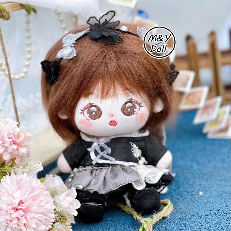 20cm Plush Doll Idol Stuffed Idol Dolls Cute Girls Doll Korean Group Big Eyes Winter Ningning Karina Giselle Toy for Girls Gift