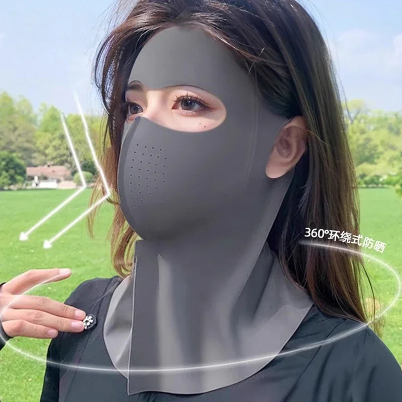 

Summer Cool Silk 3D Breathable Anti-Neck Scarf Neck Sunscree Sunshade Face Cycling