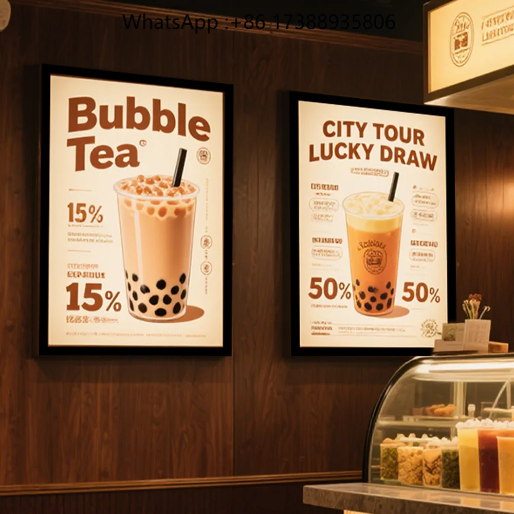 Hanging Wall Mounted Multi-function Can Display Window Party Projection Advertising Window LCD Display