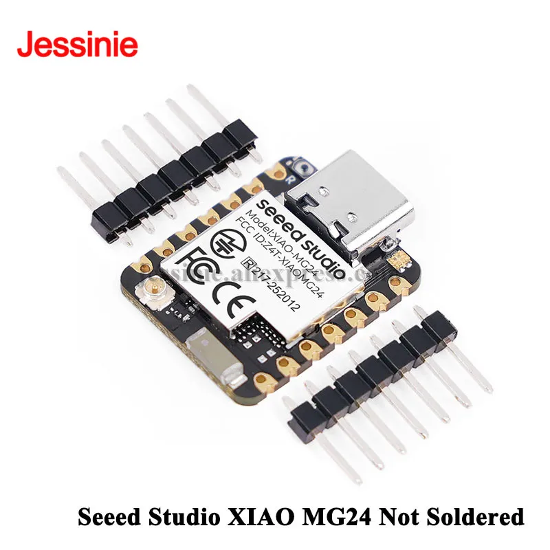 10Pcs/1pc Seeed Studio XIAO MG24 Sense FR32MG24 SoC Matter Thread Bluetooth-compat BLE 5.3 for Arduino Development Board Module