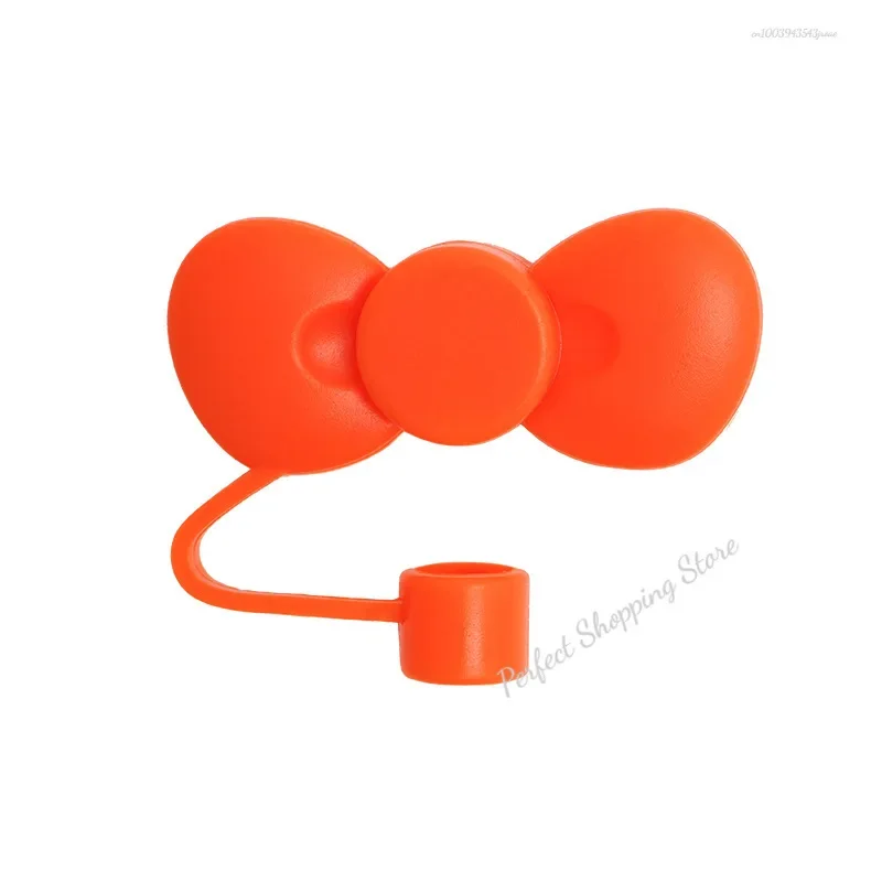 Lovely Bow Straw Covers Cap Toppers For Stanley 30&40 OZ Tumbler Cup Reusable Cute Silicone Straw Tips Lids Protect view 6