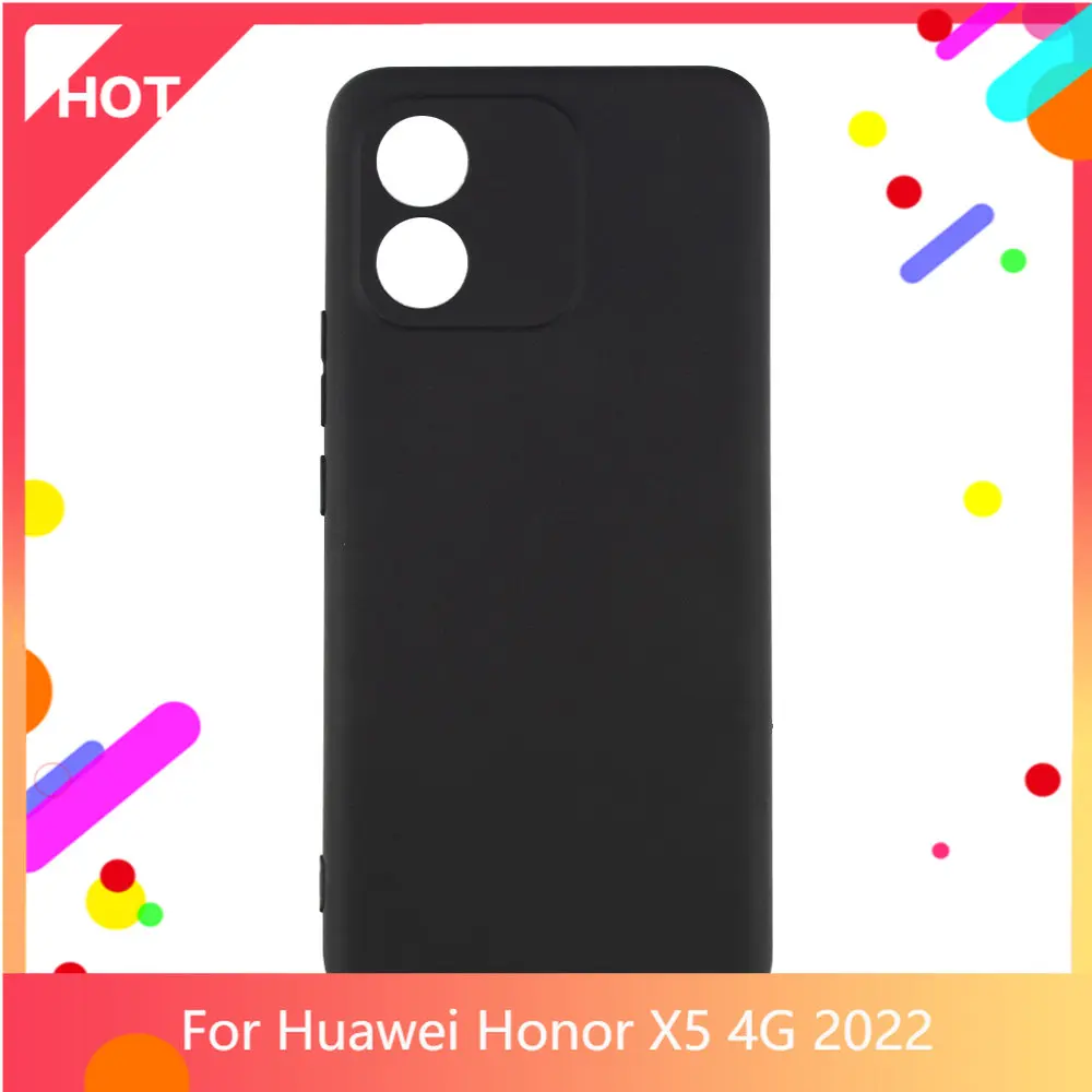 Honor X5 4G 2022 Case Matte Soft Silicone TPU Back Cover For Huawei Honor X5 4G 2022 Phone Case Slim shockproo