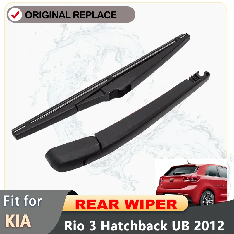 Rear Window Windshield Wiper Arm & Blade Fit for Kia Rio 2012-2017 Kia Sorento 2011-2015  Natural Rubber Wiper Auto Accessories